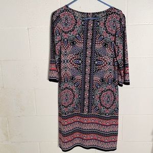 Wisp Petite  dress multi color 12p excellent used condition